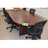 LOT/ BOARDROOM TABLE WITH CHAIRS