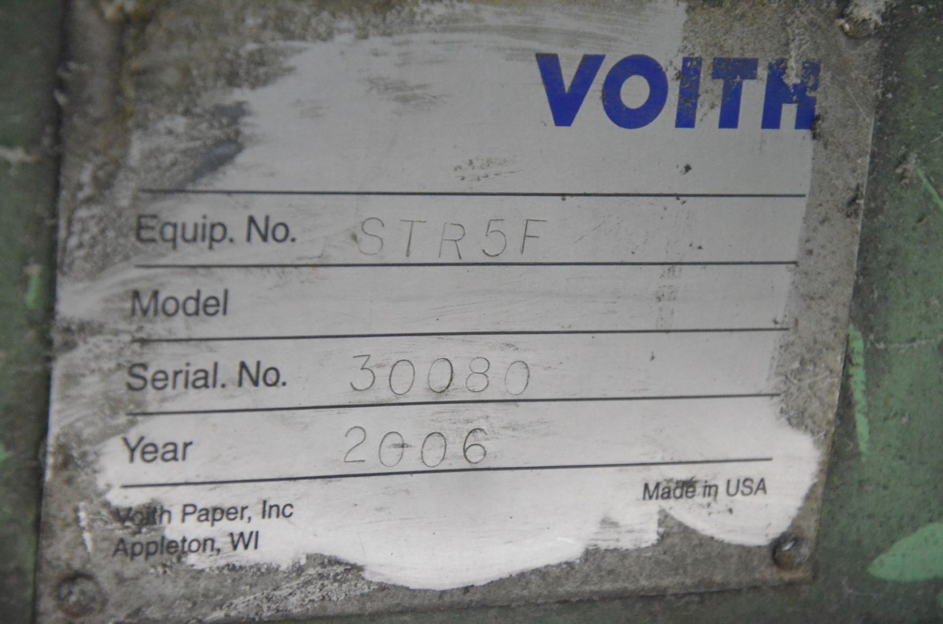 VOITH (2006) STR5F STAINLESS STEEL INCLINE ROTARY DRUM SCREEN WITH 63" DIA DRUM, 18.8 SQ/FT GROSS - Image 6 of 7