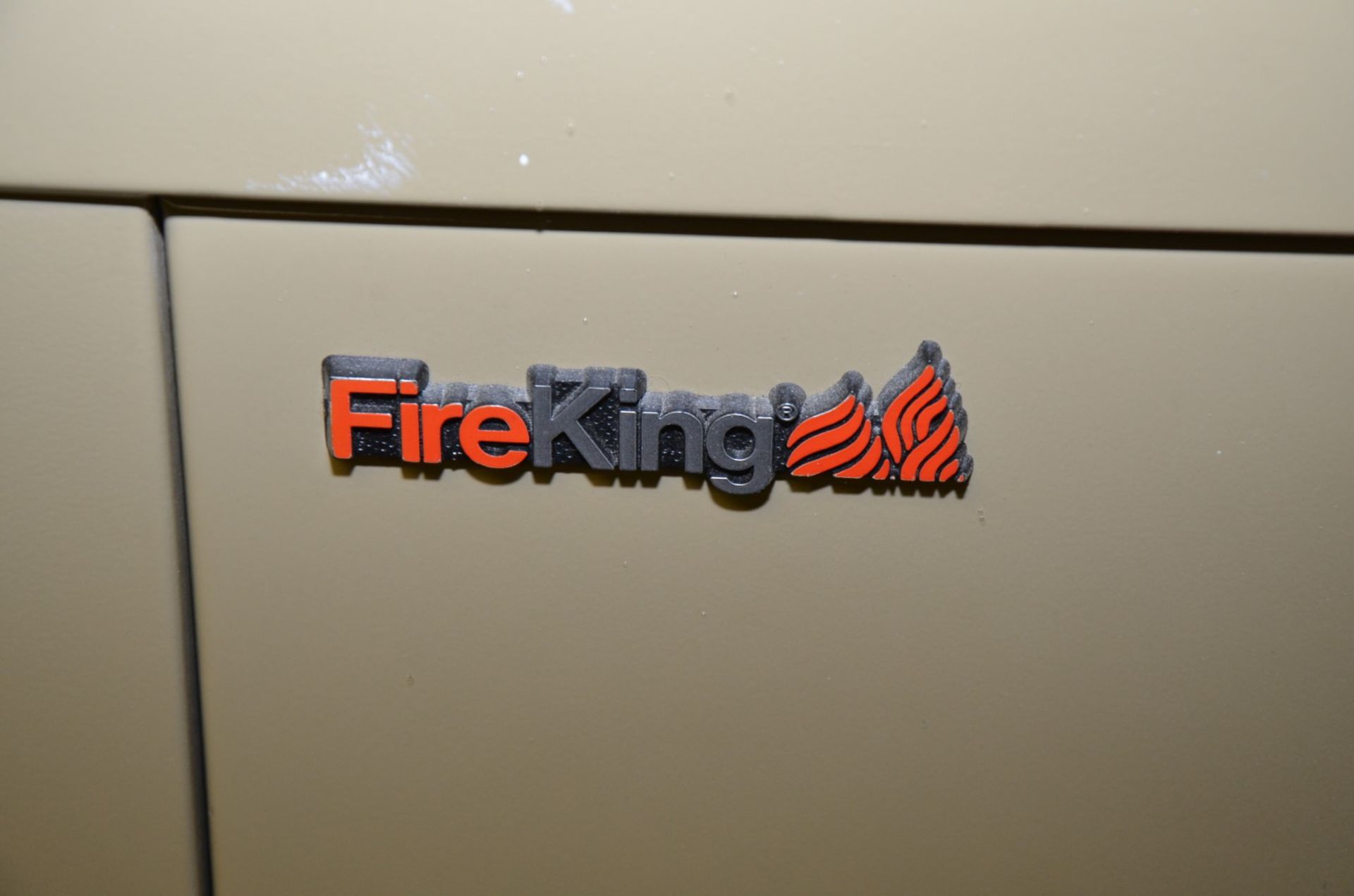 FIRE KING 4-DRAWER FIRE PROOF FILE CABINET [RIGGING FEE FOR LOT #17 - $50 USD PLUS APPLICABLE - Image 2 of 3