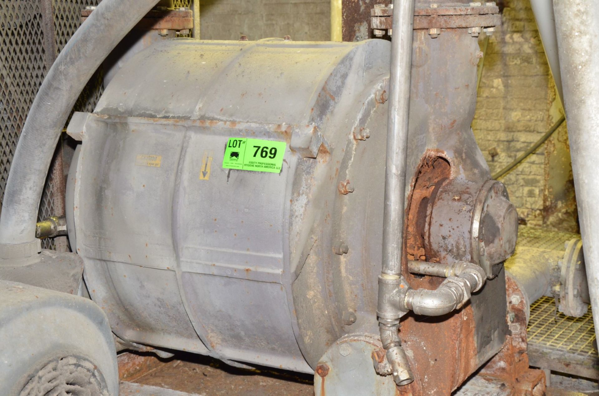 NASH (2002) CL-3001 LIQUID RING SINGLE STAGE VACUUM PUMP WITH 2,000 CFM RATED CAPACITY @ 200 HP, 10"