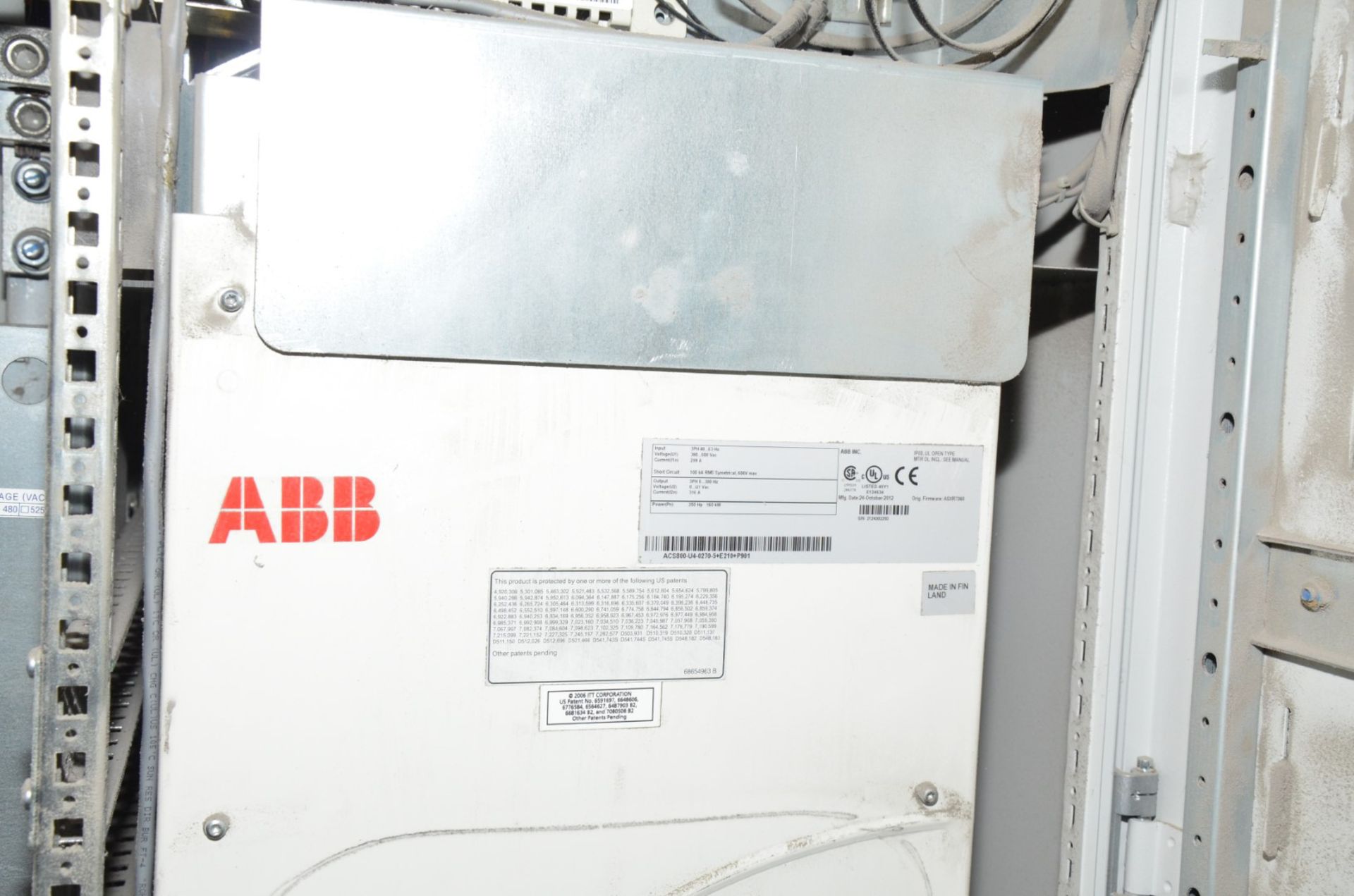 ABB (2012) ACS800-U4-0270-5+E210+P901 250HP VFD, S/N 2124302293 (CI) [RIGGING FEE FOR LOT #339 - $ - Image 2 of 5