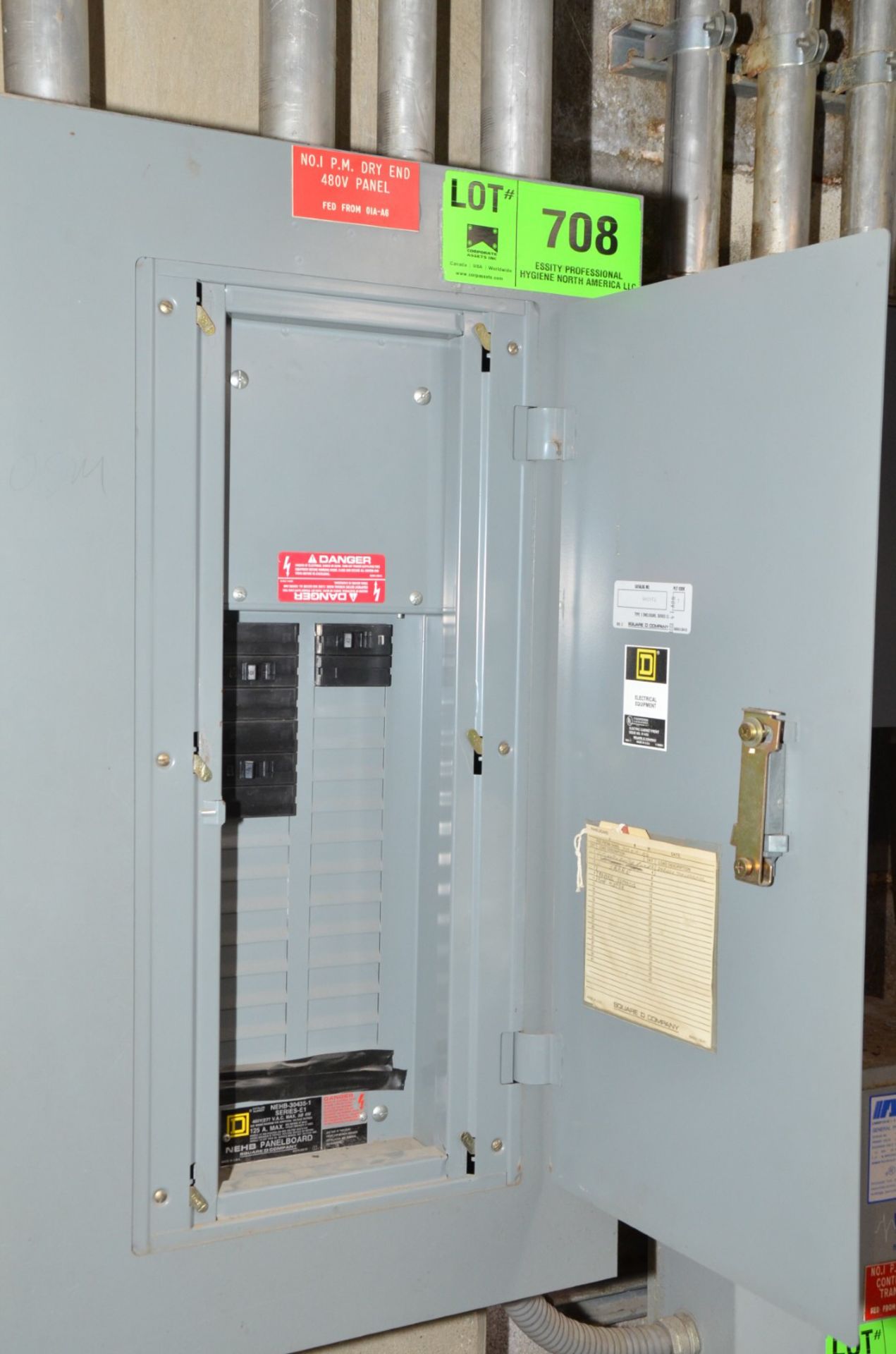 BREAKER PANEL (CI) [RIGGING FEE FOR LOT #708 - $100 USD PLUS APPLICABLE TAXES]