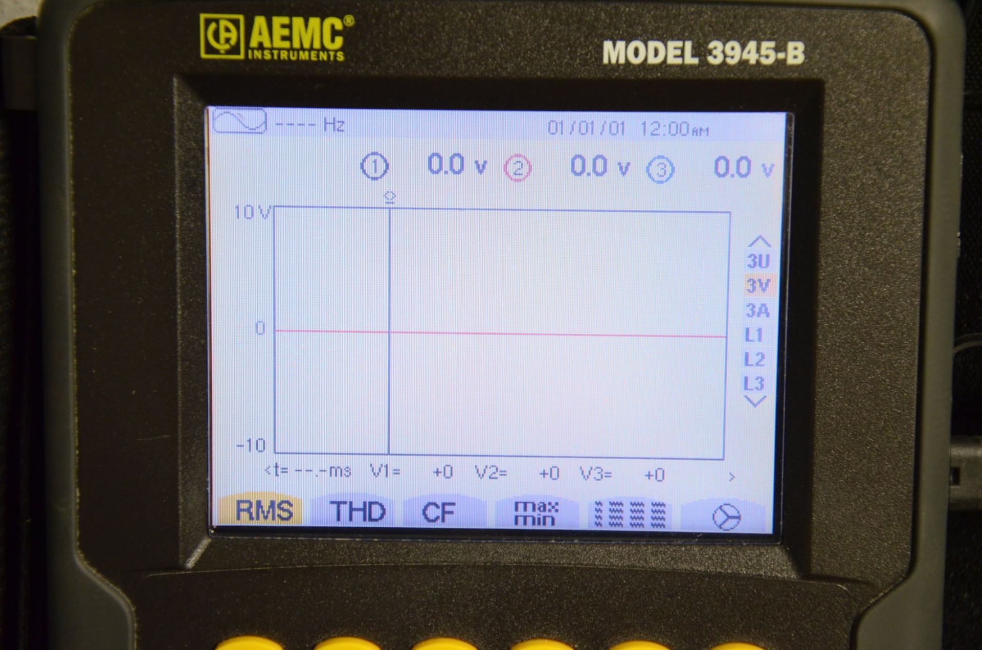 AEMC MODEL 3945-B POWER PAD DIGITAL HANDHELD THREE PHASE POWER QUALITY ANALYZER WITH (3) AEMC MN93 - Bild 4 aus 12