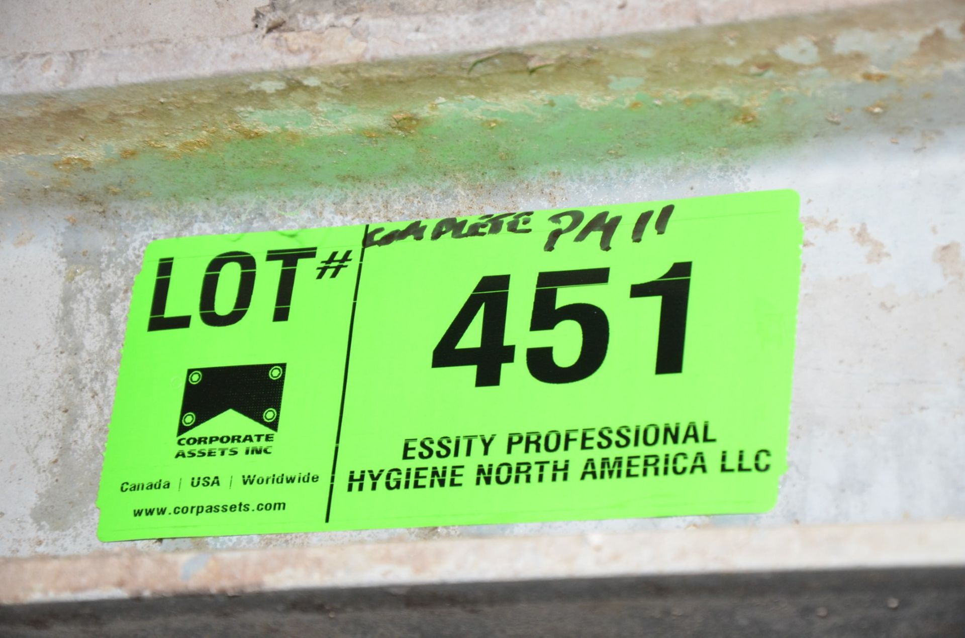 LOT/ COMPLETE PM #11 CONSISTING OF LOTS 452 UP TO AND INCLUDING 637 (CI) [RIGGING FEE FOR LOT #451 - - Image 2 of 20