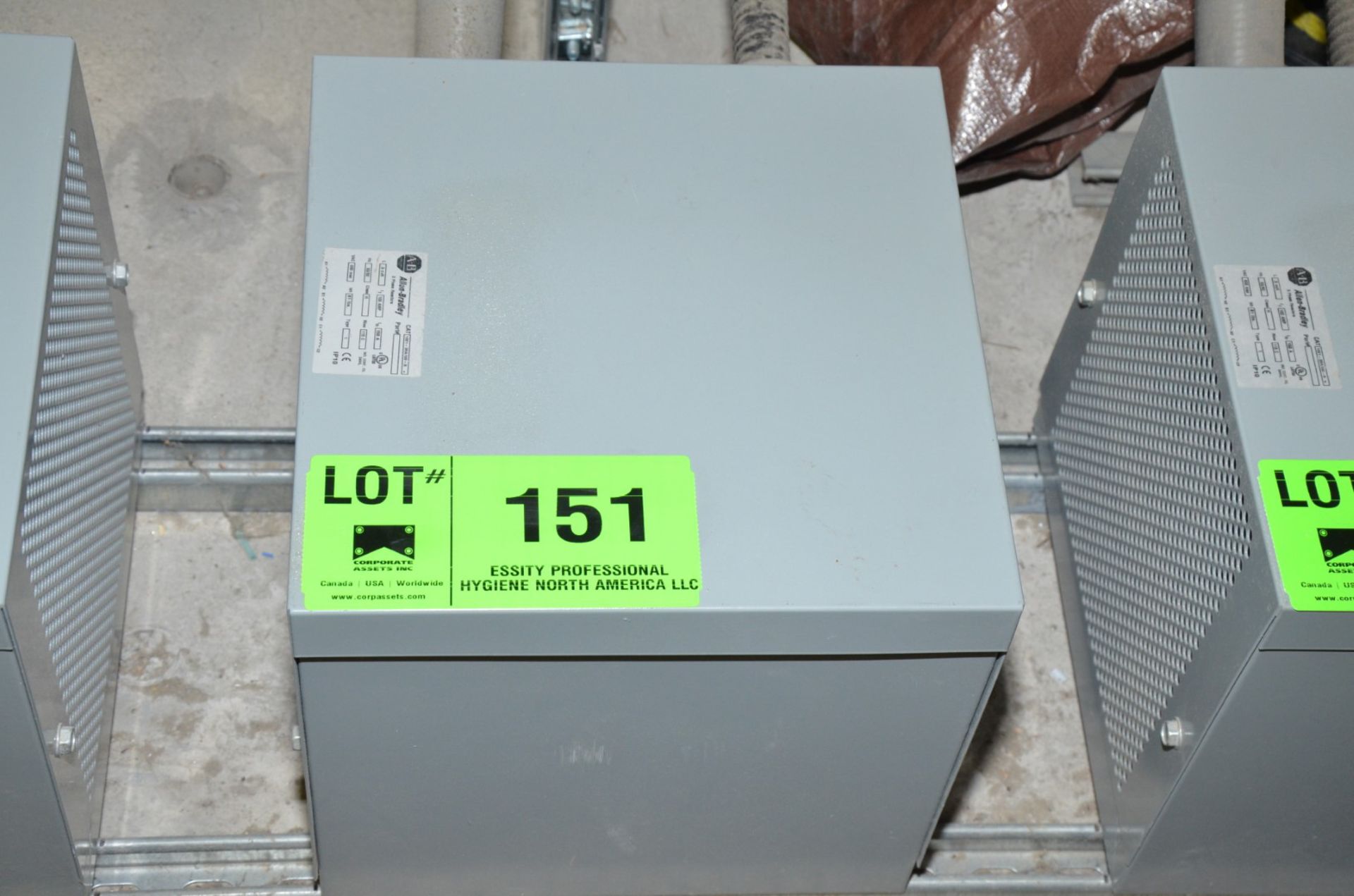 ALLEN BRADLEY 100 AMP 3-PHASE REACTOR (CI) [RIGGING FEE FOR LOT #151 - $75 USD PLUS APPLICABLE