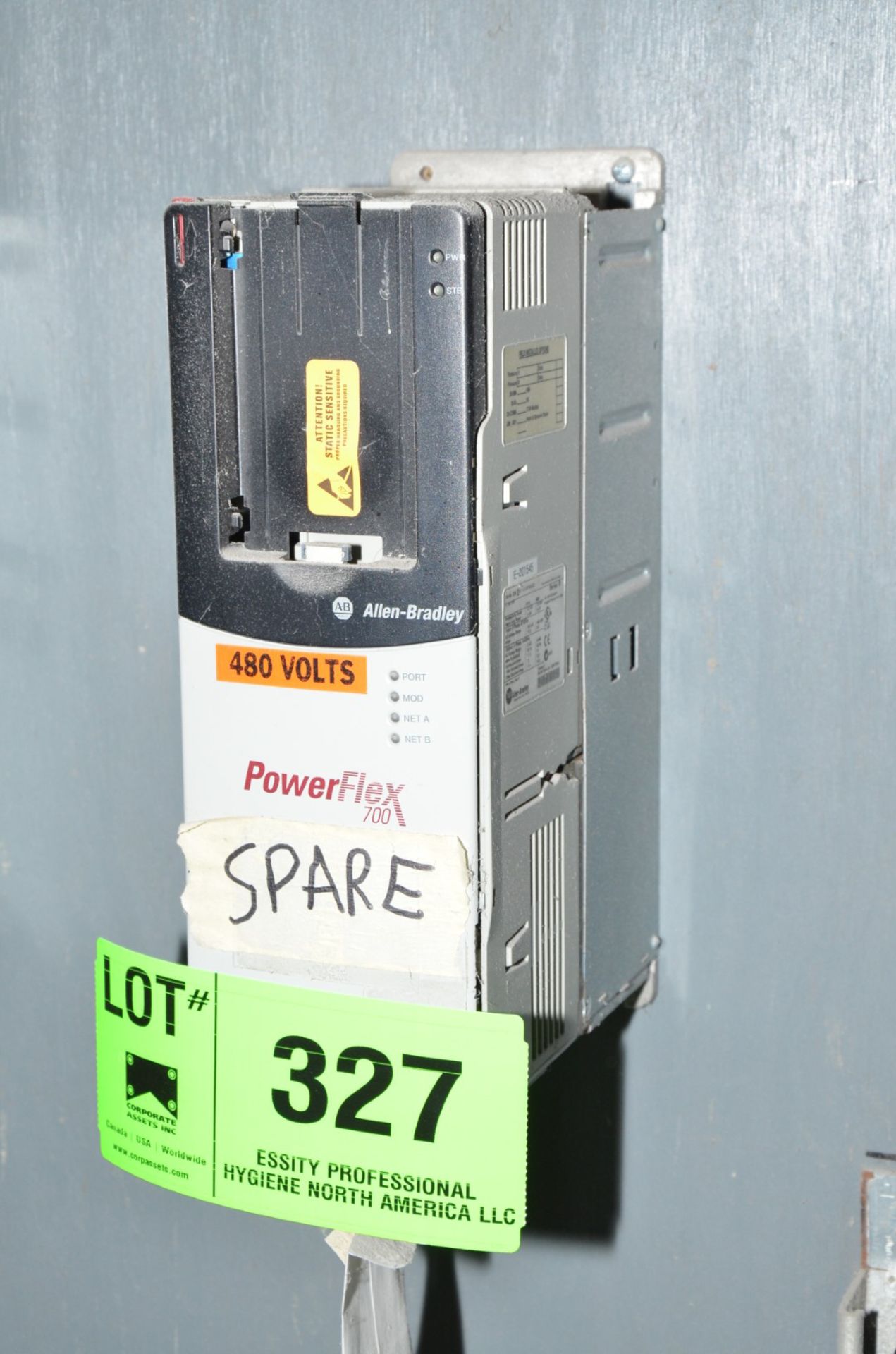 ALLEN BRADLEY (2006) POWERFLEX 700 7.5 HP VFD S/N 1JBFNN4 (CI) [RIGGING FEE FOR LOT #327 - $50 USD