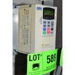 DURAPULSE 3HP VFD, S/N GS3-43P0-W134052 (CI) [RIGGING FEE FOR LOT #589 - $50 USD PLUS APPLICABLE