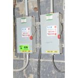 LOT/ (2) BREAKER BOXES [RIGGING FEE FOR LOT #636 - $50 USD PLUS APPLICABLE TAXES]