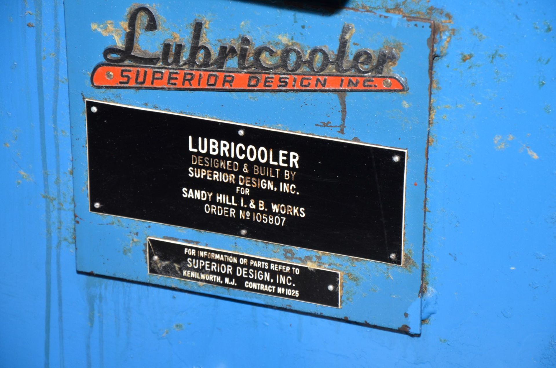 LUBRICOOLER CENTRALIZED LUBE SYSTEM, S/N N/A (CI) [RIGGING FEE FOR LOT #738 - $850 USD PLUS - Image 2 of 2