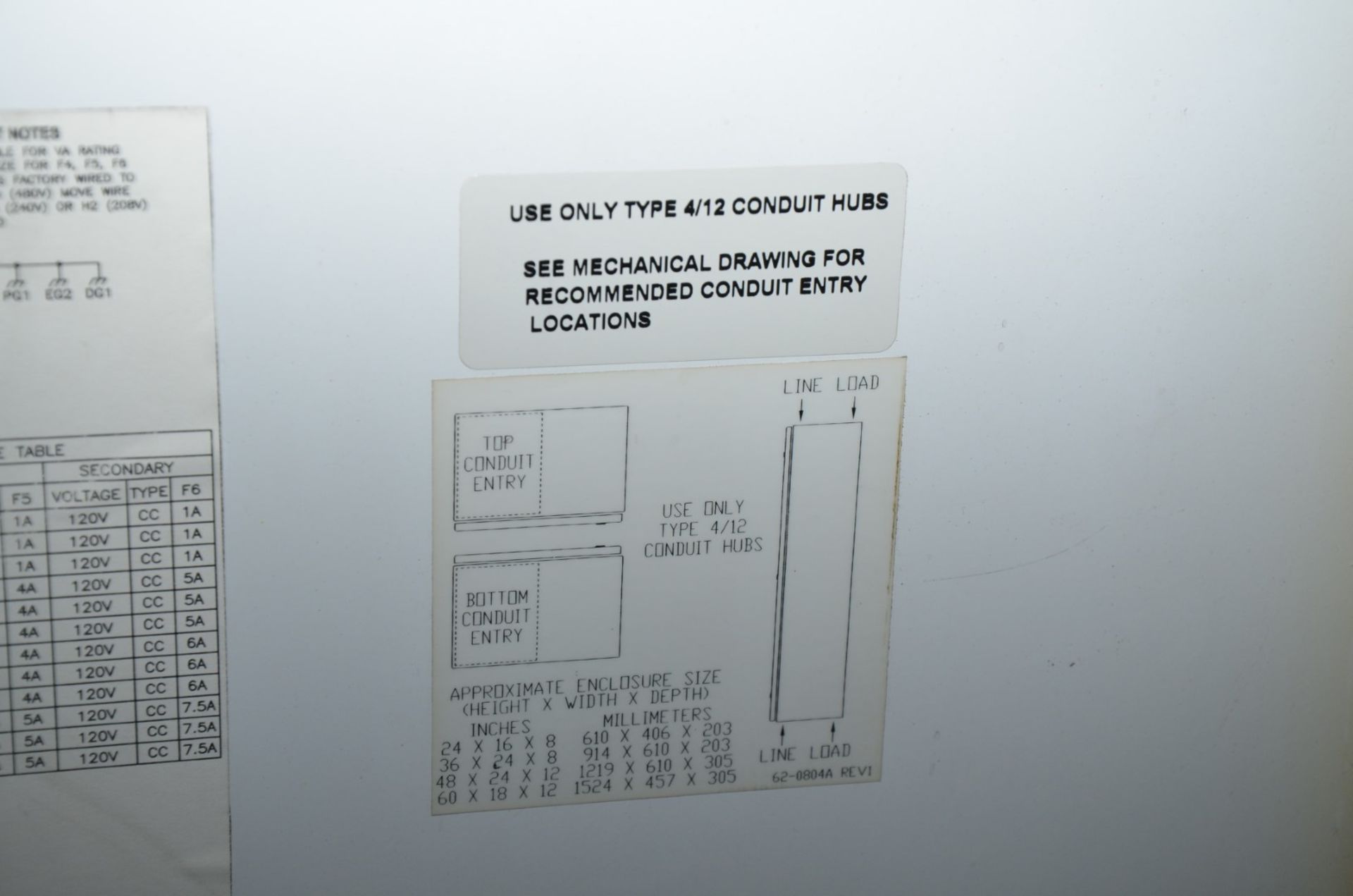 MOTORTRONICS VMX-275-BP-E 250 HP DIGITAL SOLID STATE SOFT STARTER, S/N 230900 (CI) [RIGGING FEE - Image 3 of 6