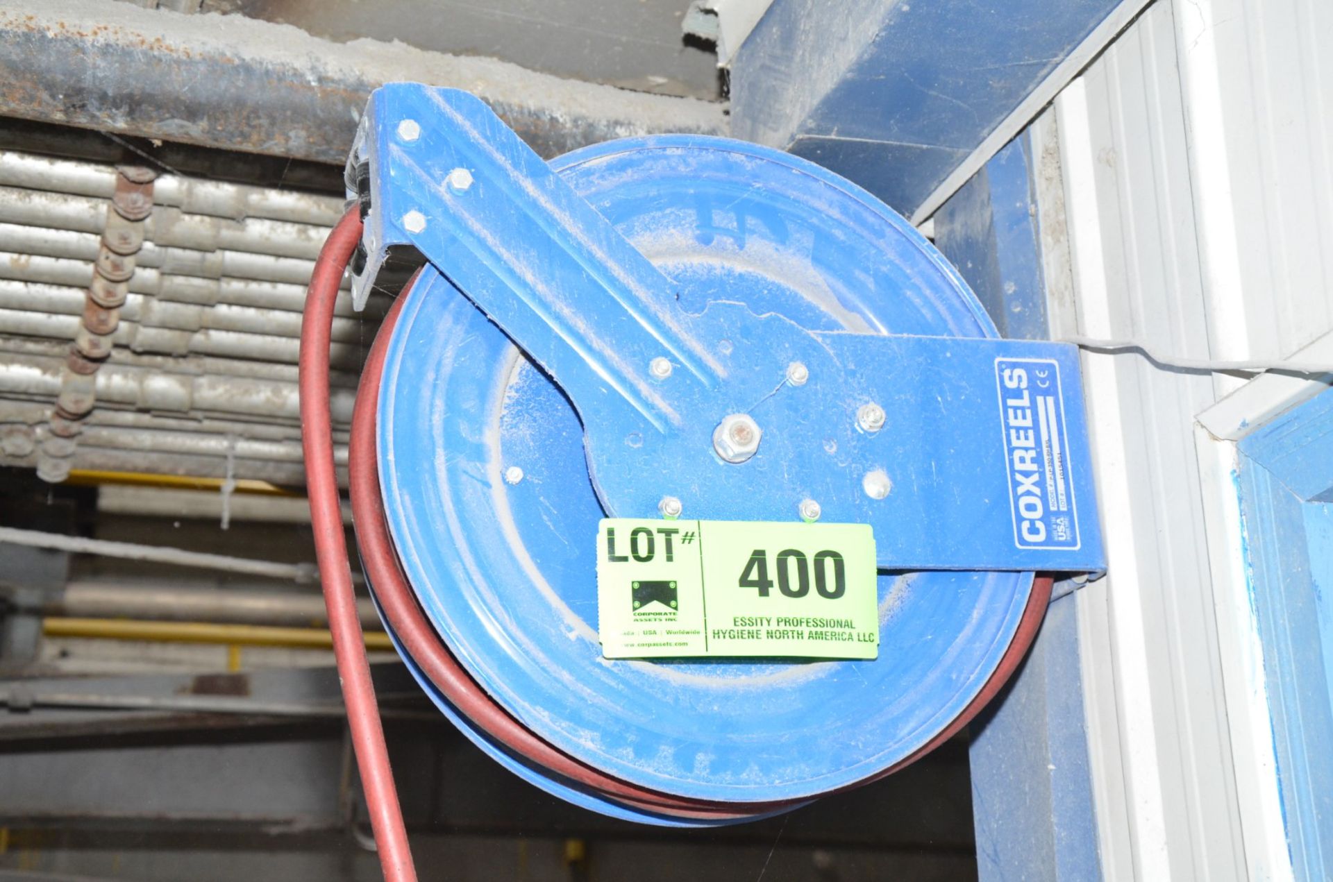 COXREEL AIR HOSE REEL (CI) [RIGGING FEE FOR LOT #400 - $75 USD PLUS APPLICABLE TAXES]