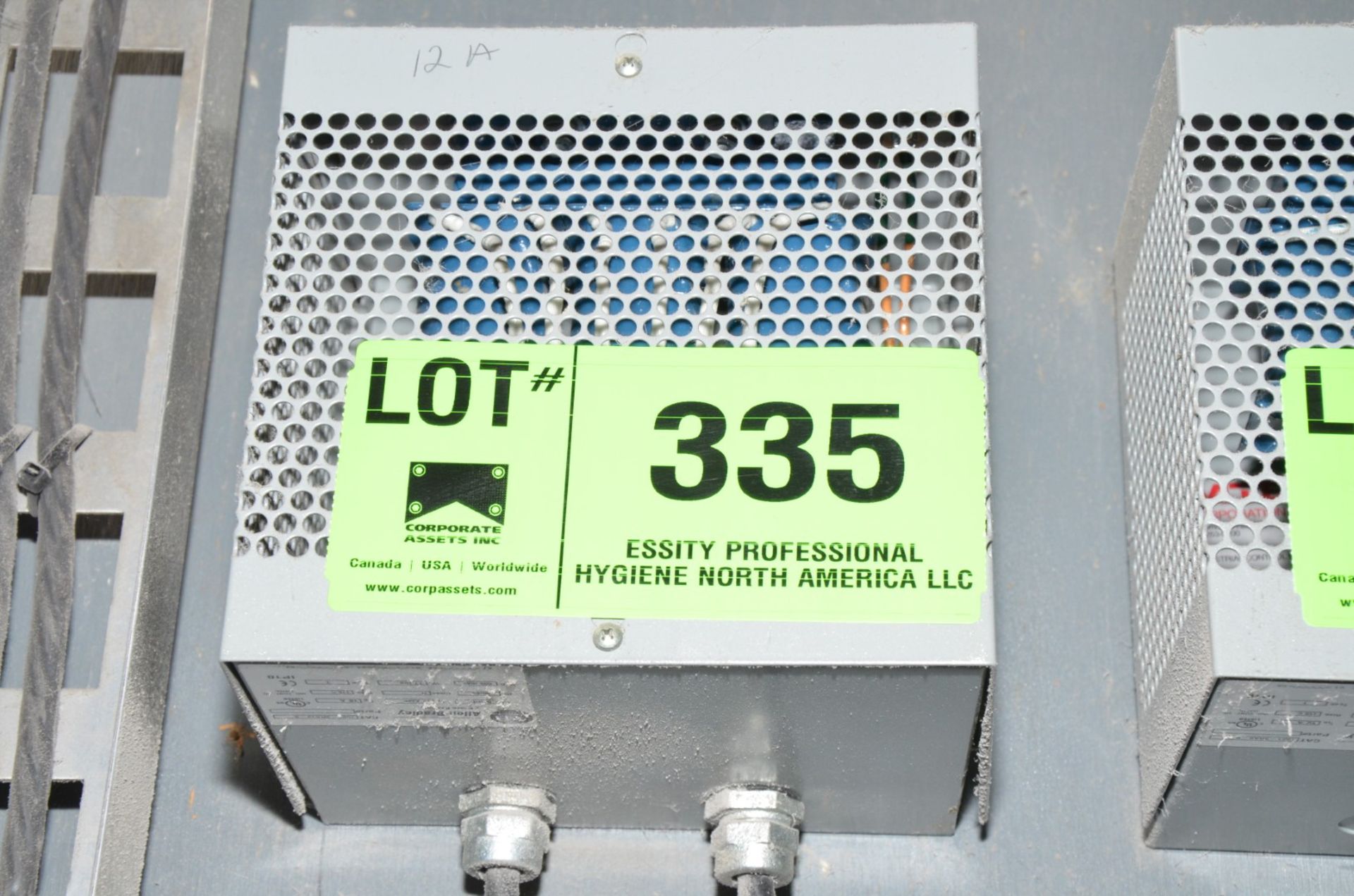 ALLEN BRADLEY 18 AMP 3-PHASE REACTOR (CI) [RIGGING FEE FOR LOT #335 - $50 USD PLUS APPLICABLE