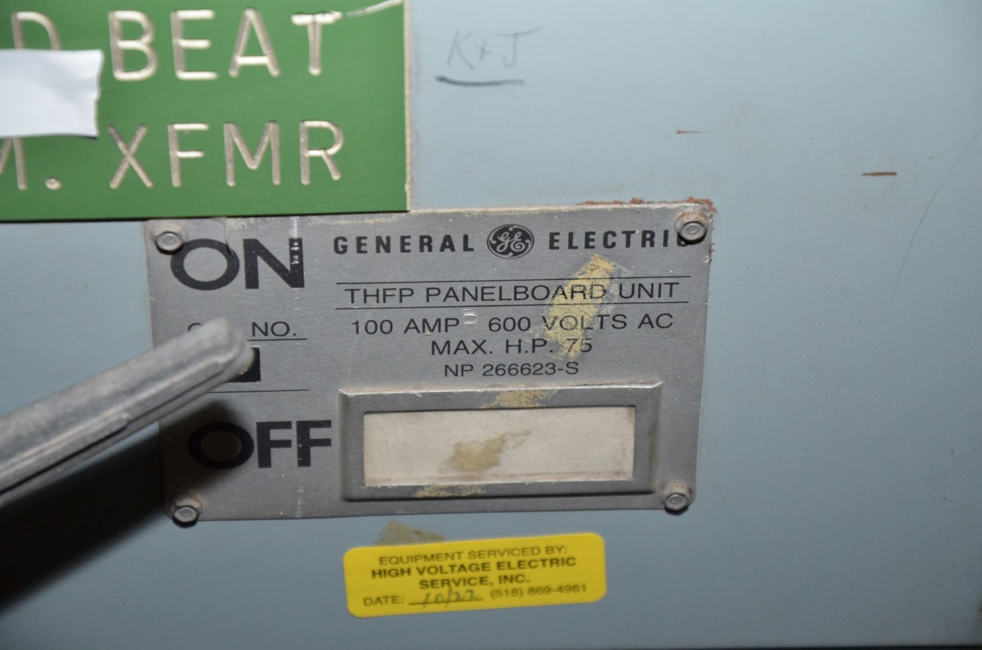 GENERAL ELECTRIC AV LINE 2-BANK SWITCH PANEL (CI) [RIGGING FEE FOR LOT #102 - $450 USD PLUS - Image 6 of 6