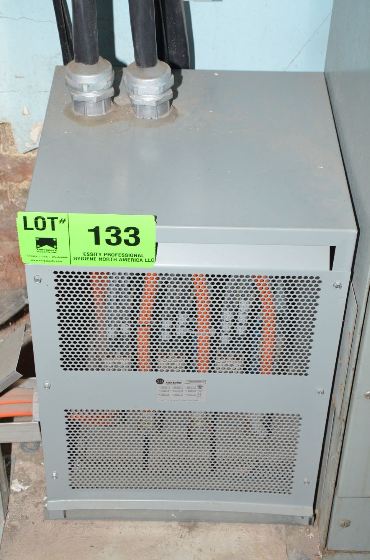 ALLEN BRADLEY 320 AMP 3-PHASE REACTOR (CI) [RIGGING FEE FOR LOT #133 - $100 USD PLUS APPLICABLE