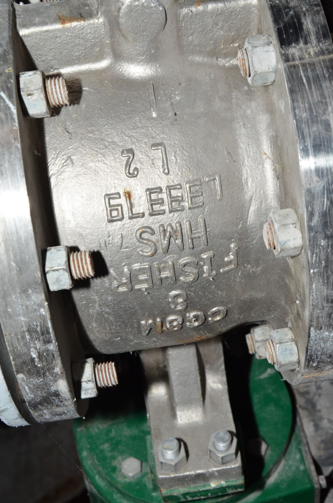 FISHER 8" STAINLESS STEEL AUTOMATIC VALVE (CI) [RIGGING FEE FOR LOT #219 - $250 USD PLUS - Image 2 of 2