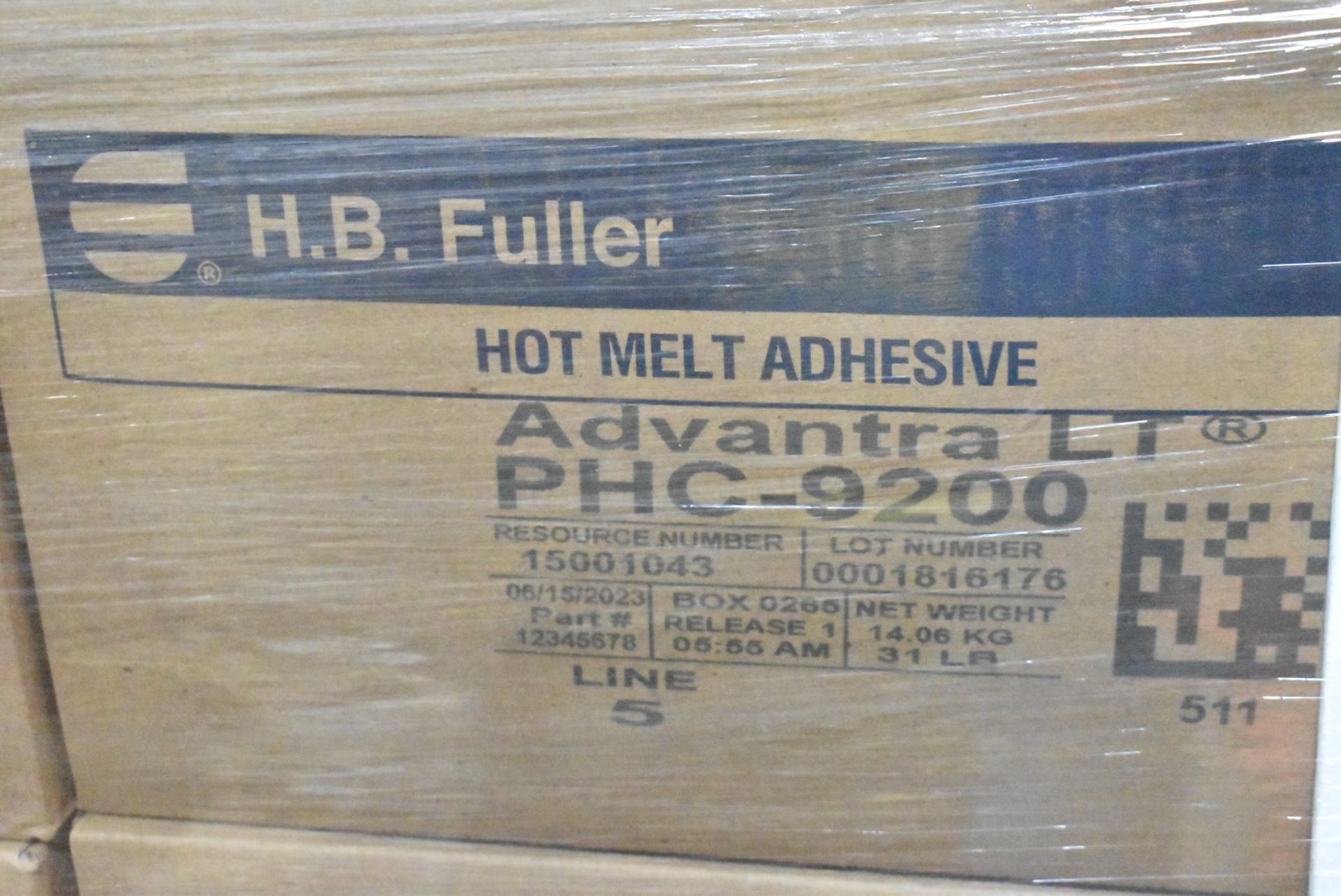 LOT/ PALLET OF ADVANTRA PHC-9200 FOOD PACKAGING ADHESIVE [RIGGING FEE FOR LOT #874 - $25 USD PLUS - Bild 2 aus 2