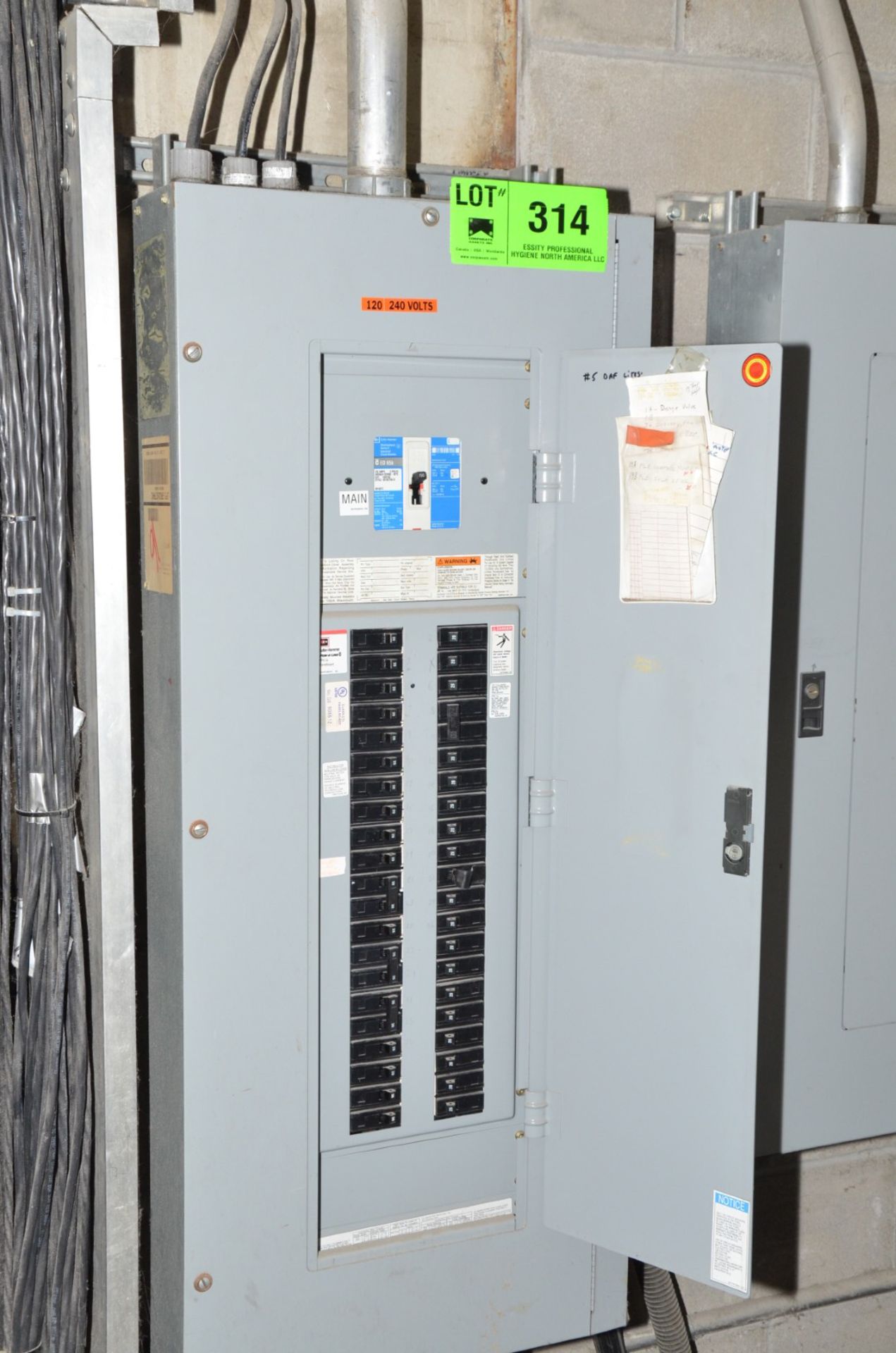 BREAKER PANEL (CI) [RIGGING FEE FOR LOT #314 - $100 USD PLUS APPLICABLE TAXES]