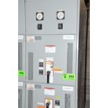 GENERAL ELECTRIC POWER BREAK BREAKER PANEL BANK (CI) [RIGGING FEE FOR LOT #293 - $250 USD PLUS