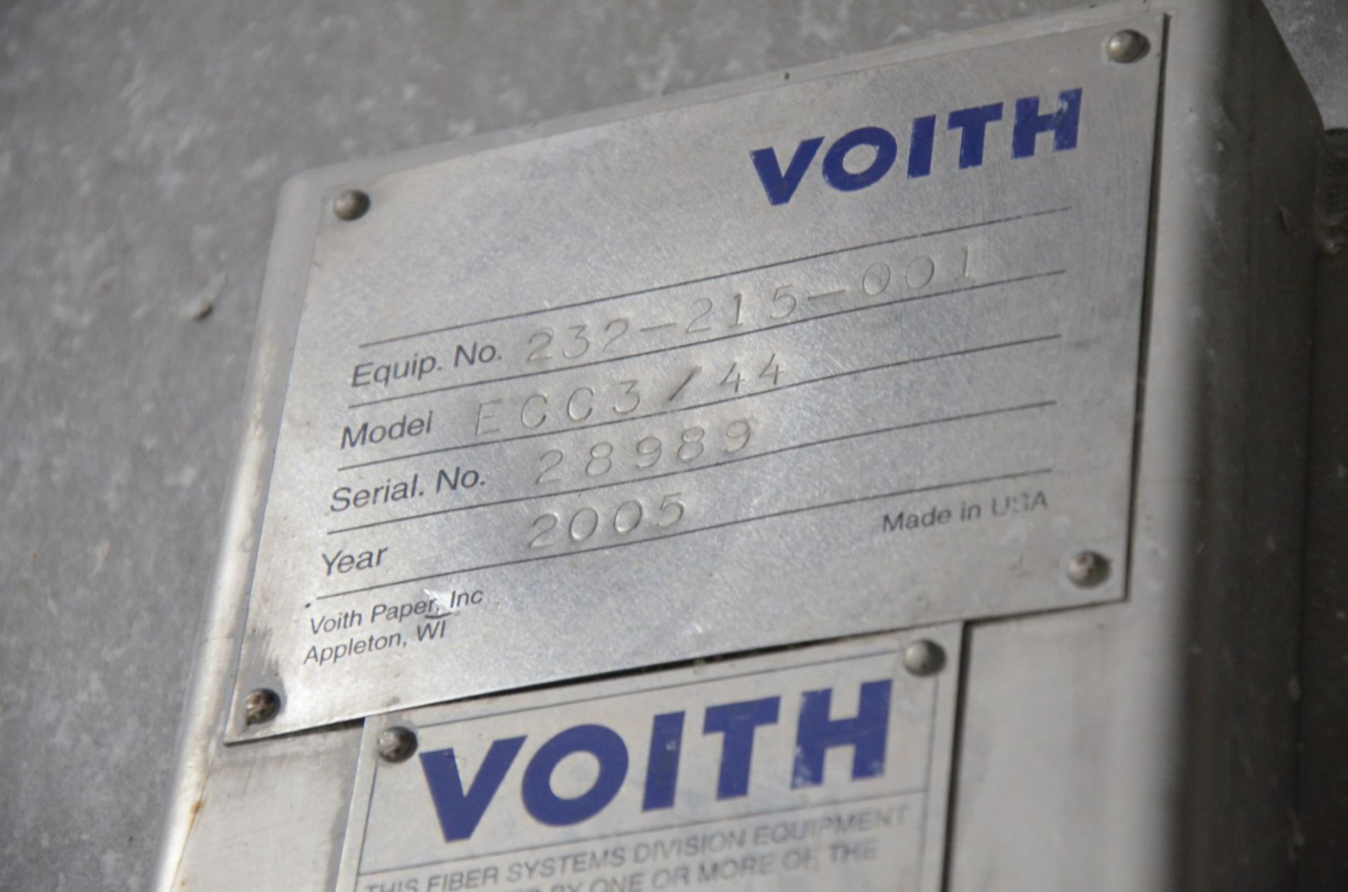 VOITH (2005) ECOCELL ECC3/44 STAINLESS STEEL FLOTATION CELL WITH 698 GAL/MIN VOLUMETRIC FLOW RATE - Image 3 of 11