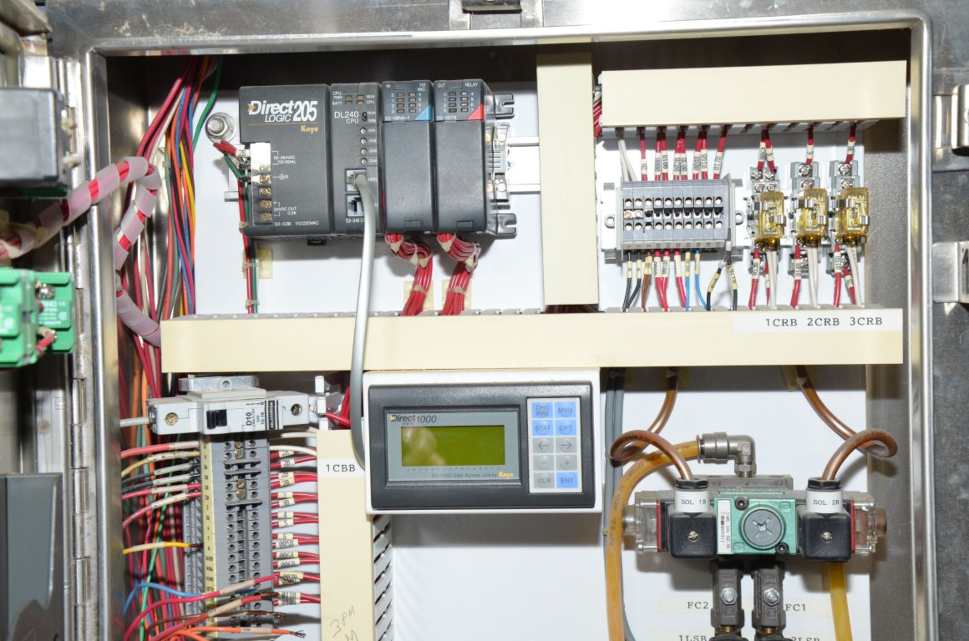 DIRECT LOGIC PLC CONTROL PANEL (CI) [RIGGING FEE FOR LOT #586 - $100 USD PLUS APPLICABLE TAXES] - Image 2 of 2