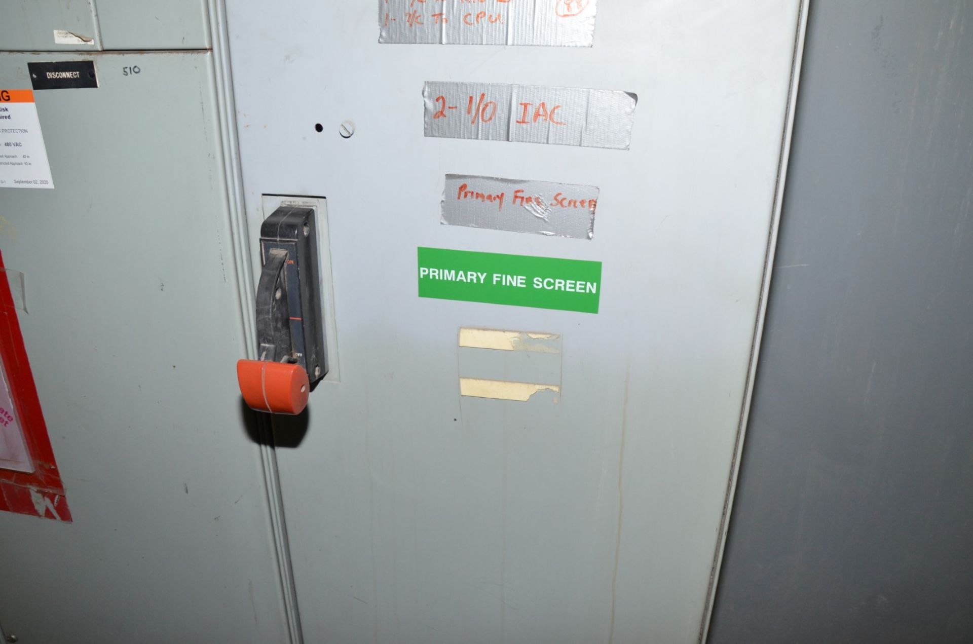 GENERAL ELECTRIC LINE CONTROL 8000 7-BANK MCC PANEL (CI) [RIGGING FEE FOR LOT #125 - $1450 USD - Image 3 of 8