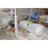 GOULDS CENTRIFUGAL PUMP WITH 40HP DRIVE MOTOR, S/N N/A (CI) [RIGGING FEE FOR LOT #287 - $650 USD