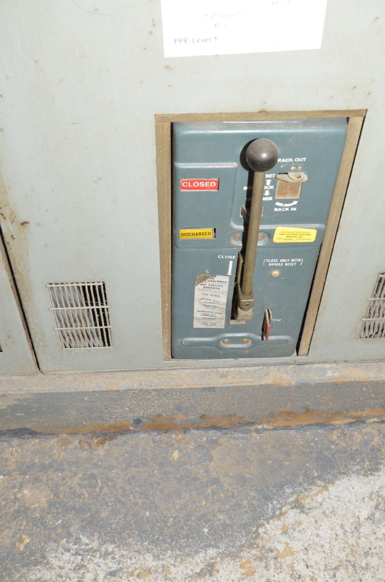ALLIS CHALMERS BREAKER PANEL (CI) [RIGGING FEE FOR LOT #569 - $250 USD PLUS APPLICABLE TAXES] - Image 2 of 2