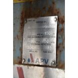 APV HEBELER CORP SR14AH PLATE TYPE HEAT EXCHANGER WITH 19,060,000 BTU, MAX 250 PSI @ 150 DEG F