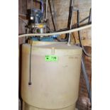 COMPOSITE HOLDING TANK WITH SINGLE ACTION MIXER AGITATOR, S/N N/A (CI) [RIGGING FEE FOR LOT #