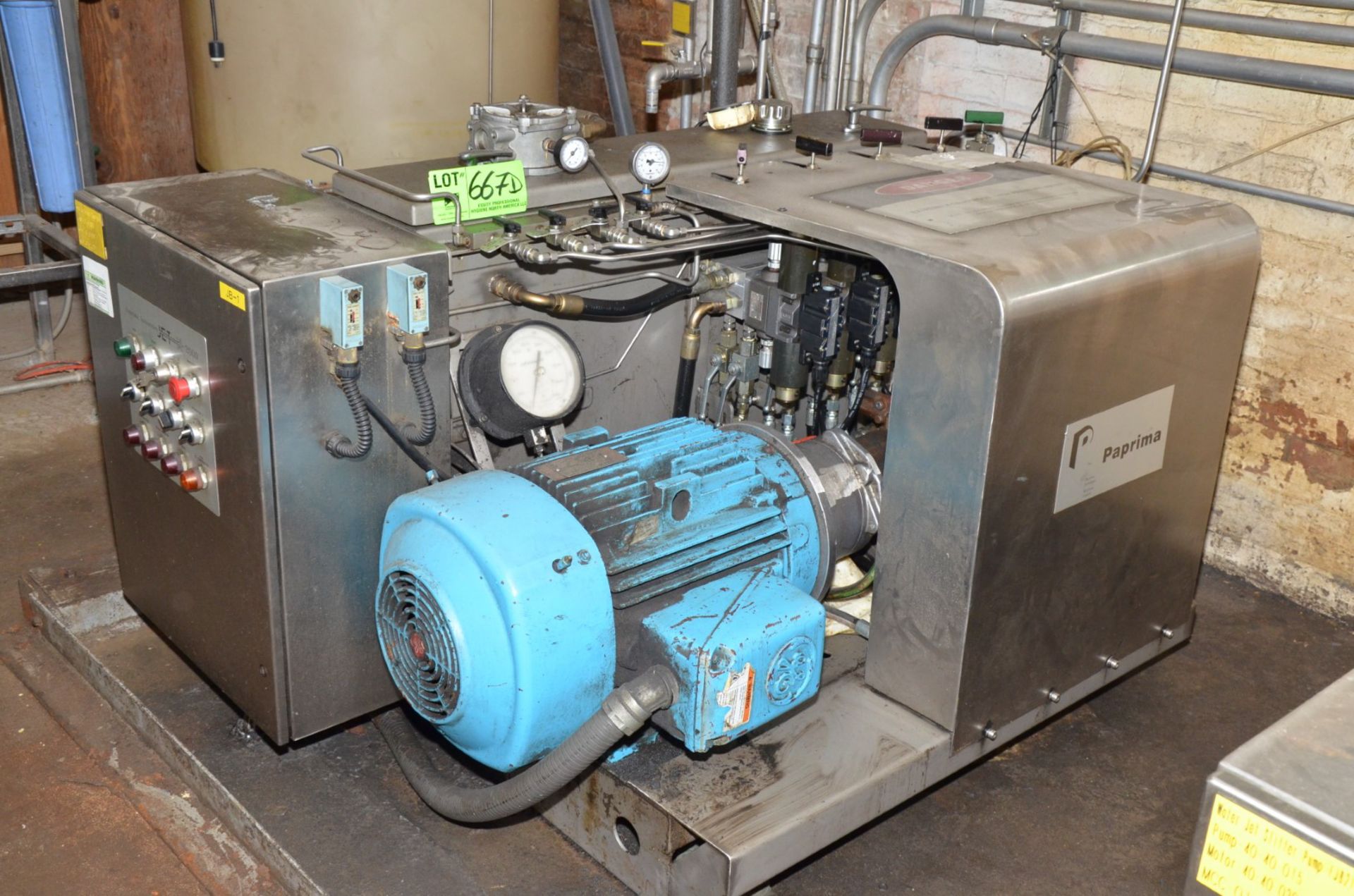 JET-X MODEL 2000 INTENSIFIER PUMP WITH 20,000 PSI MAX OPERATING PRESSURE, S/N N/A (CI) [RIGGING