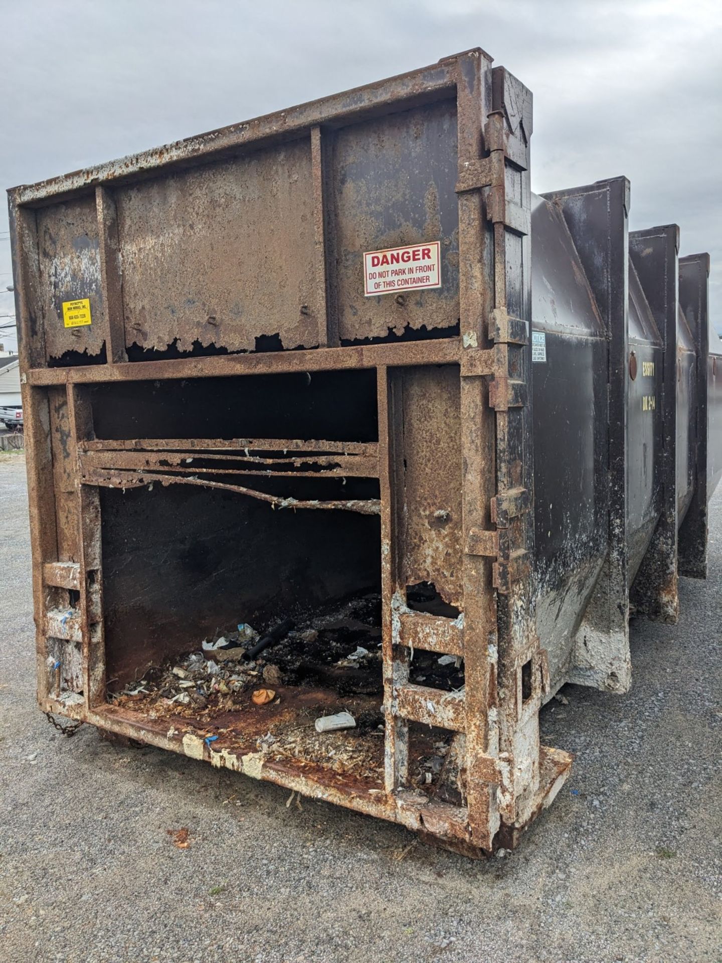 STATIONARY COMPACTOR ROLL-OFF BIN WITH APPROX. 40 CU/YRD CAPACITY (CI) [RIGGING FEE FOR LOT # - Bild 5 aus 5