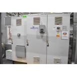 ELLECTRIC CONTROL CABINET WITH FANUC PLC AND DRIVE COMPONENTS (CI) [RIGGING FEE FOR LOT #867 - $