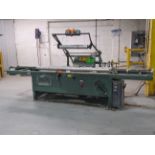 SONOCO MODEL 59PM UP-ACTING CIRCULAR CORE CUTTING MACHINE WITH 2.25" - 17" DIA CORE CAPACITY, S/N