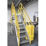 9-STEP 70" H X 25" W CROSS LADDER PLATFORM (CI) [RIGGING FEE FOR LOT #850 - $125 USD PLUS APPLICABLE