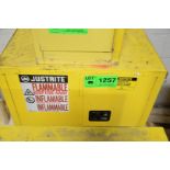 FLAMMABLE FIRE PROOF CABINET [RIGGING FEE FOR LOT #1257 - $25 USD PLUS APPLICABLE TAXES]