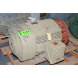 GE 125 HP 460V 1785 RPM ELECTRIC MOTOR [RIGGING FEE FOR LOT #1113 - $25 USD PLUS APPLICABLE TAXES]