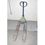 WESCO NARROW FORK PALLET JACK [RIGGING FEE FOR LOT #1861 - $25 USD PLUS APPLICABLE TAXES]