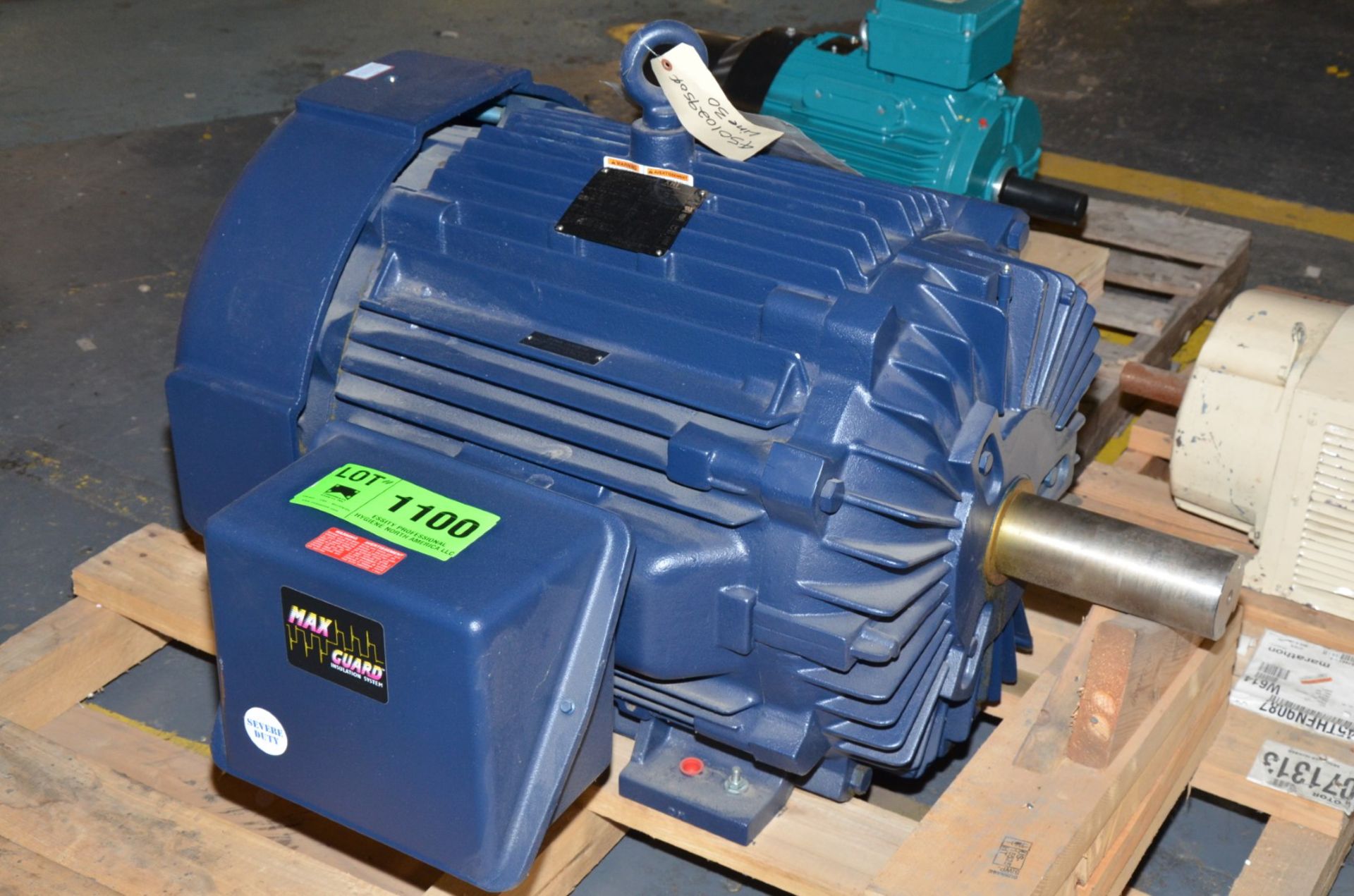 MARATHON 150 HP 460V 1190 RPM ELECTRIC MOTOR [RIGGING FEE FOR LOT #1100 - $25 USD PLUS APPLICABLE