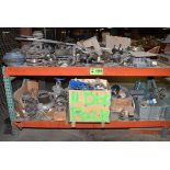 LOT/ CONTENTS OF BUNK - INCLUDING PULLEYS, COLLARS, VALVES, SPACERS, SPARE PARTS