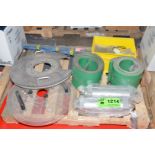 LOT/ SKID WITH PARTS - ELECTRICAL, HYDRAULIC, MECHANICAL AND ELECTRONIC PARTS, REMNANTS AND