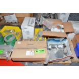 LOT/ SKID WITH PARTS - ELECTRICAL, HYDRAULIC, MECHANICAL AND ELECTRONIC PARTS, REMNANTS AND