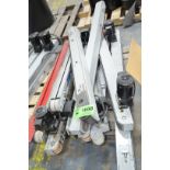 LOT/ 3"W FEED BELT CONVEYORS [RIGGING FEE FOR LOT #1668 - $25 USD PLUS APPLICABLE TAXES]