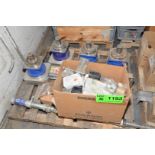 LOT/ SKID WITH PARTS - ELECTRICAL, HYDRAULIC, MECHANICAL AND ELECTRONIC PARTS, REMNANTS AND