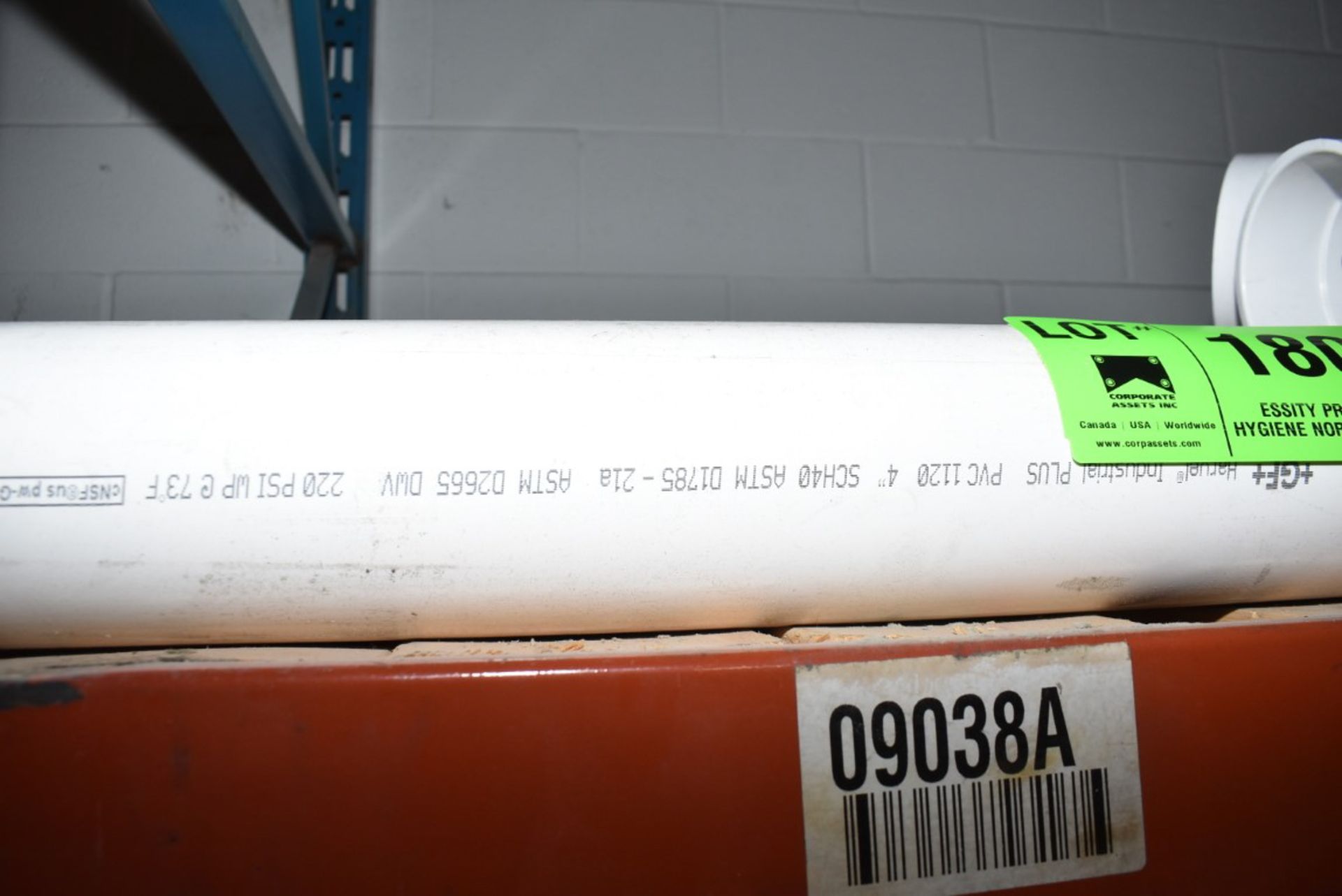 LOT/ PCV PIPE [RIGGING FEE FOR LOT #1803 - $25 USD PLUS APPLICABLE TAXES] - Image 2 of 2