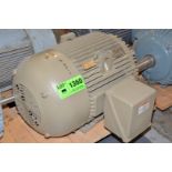 GE 100 HP 3570 RPM 460V ELECTRIC MOTOR [RIGGING FEE FOR LOT #1360 - $25 USD PLUS APPLICABLE TAXES]