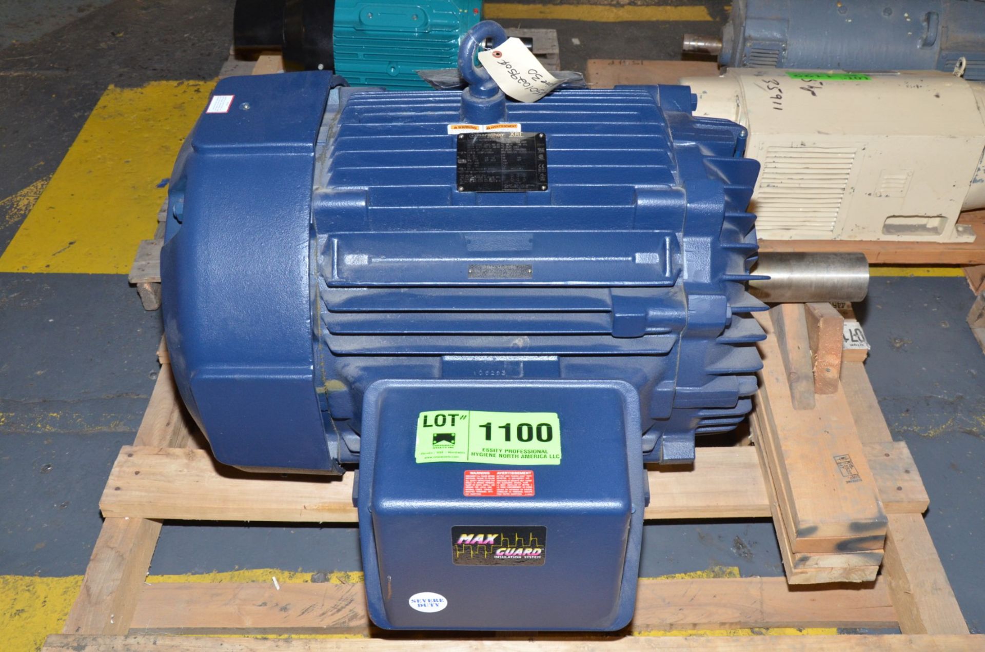 MARATHON 150 HP 460V 1190 RPM ELECTRIC MOTOR [RIGGING FEE FOR LOT #1100 - $25 USD PLUS APPLICABLE - Image 2 of 3