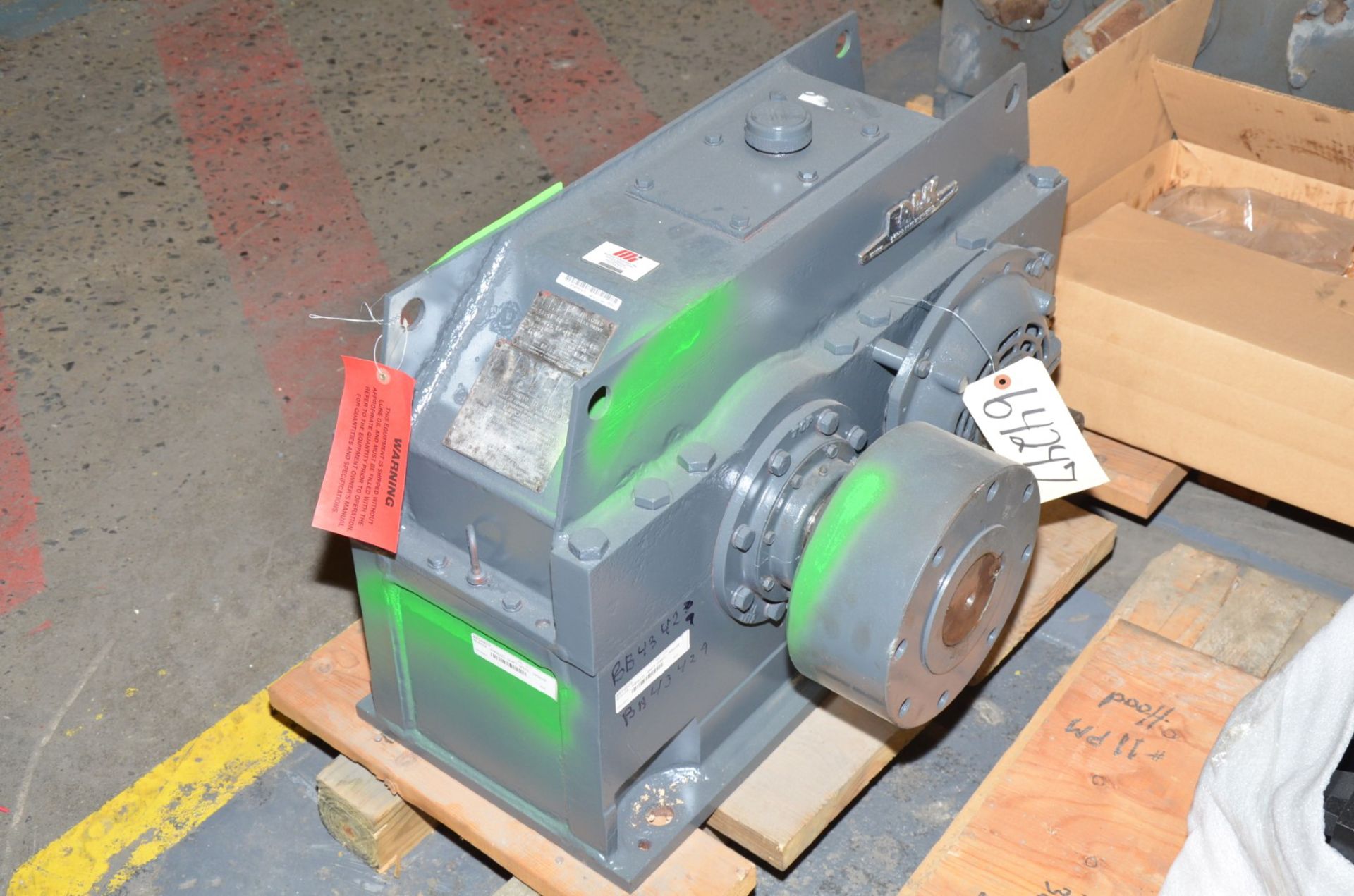 FALK 345A1-AV GEAR REDUCER WITH 750 RPM RATED 5.615: RATIO, S/N N/A [RIGGING FEE FOR LOT #1472 - $25 - Image 2 of 3