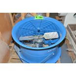 PATTERSON EUA 56T17T5390A P 30" FAN WITH 1 HP MOTOR, S/N N/A [RIGGING FEE FOR LOT #1061 - $25 USD