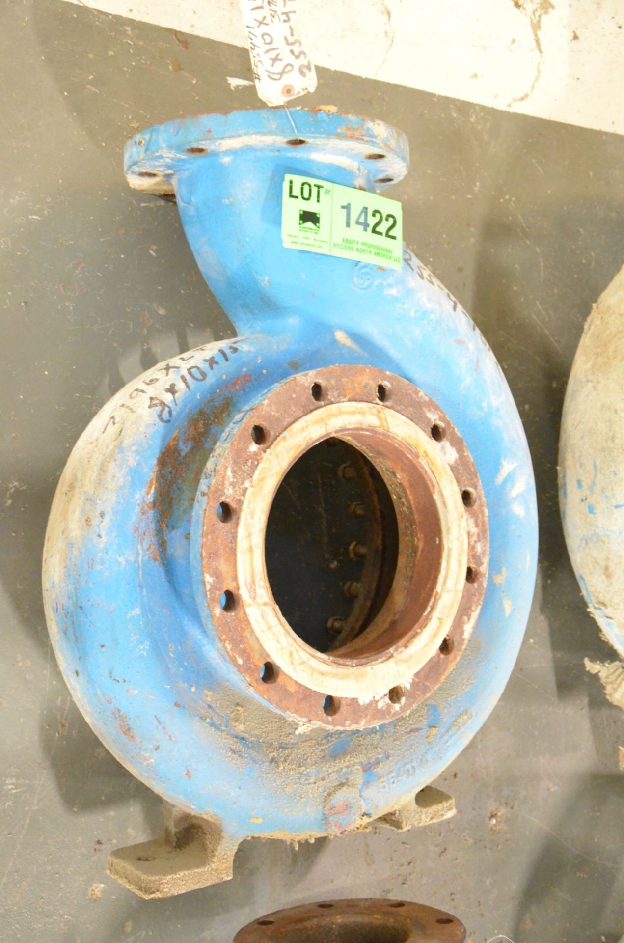 GOULDS 3196 8X10-15 PUMP HOUSING [RIGGING FEE FOR LOT #1422 - $25 USD PLUS APPLICABLE TAXES]