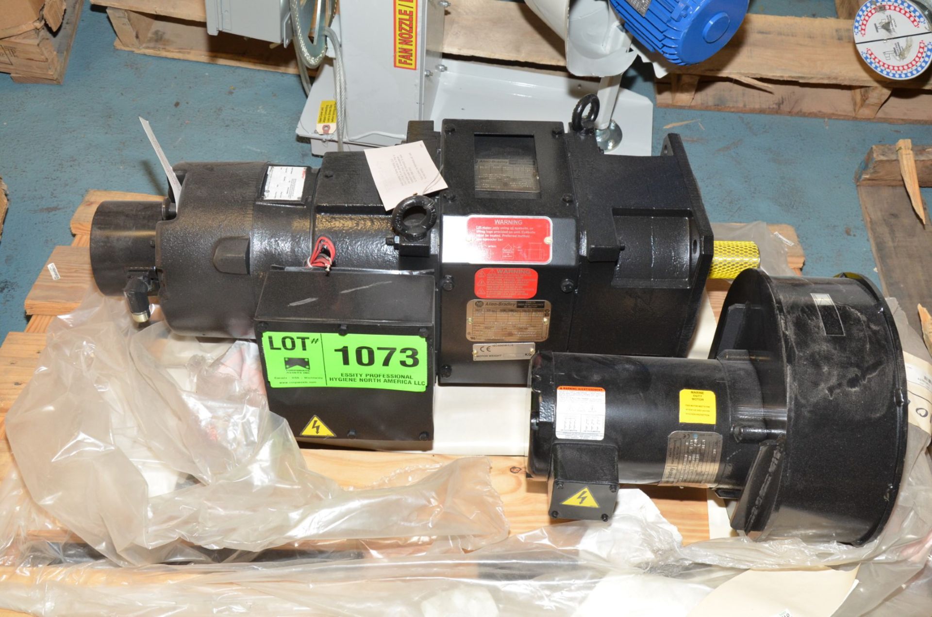 ALLEN BRADLEY 29.8 KW 460V 2970 RPM ELECTRIC MOTOR [RIGGING FEE FOR LOT #1073 - $25 USD PLUS